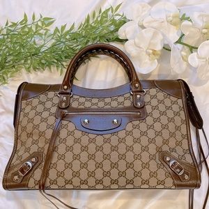 Gucci x Balenciaga The Hacker Project Medium Neo Classic Bag